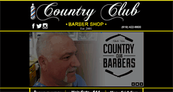 Desktop Screenshot of countryclubbarbers.biz